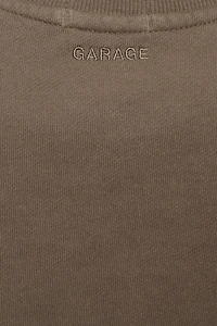 Sweatshirt volumineux à col rond en SoftTerry