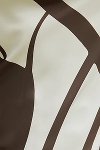 Camila Halter Cowl Neck Satin Blouse