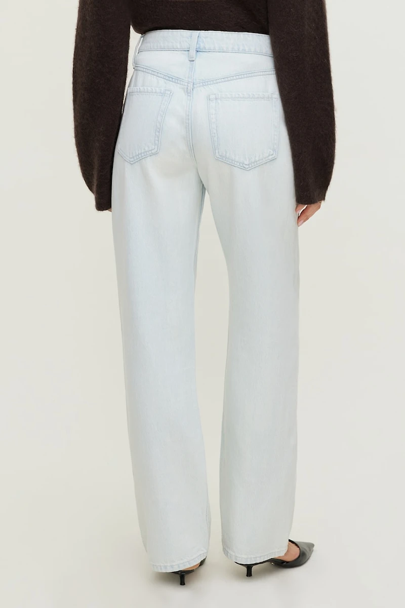 Mika Mid Rise Relaxed Straight Leg Jeans