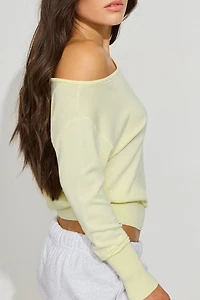 Rae Asymmetric Fine Sweater