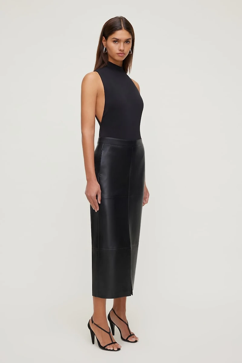 Sculpt Mock Neck Sleeveless Bodysuit