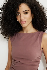 Katia Ruched Jersey Mini Dress