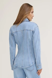 Cinched Tencel™ Denim Shirt