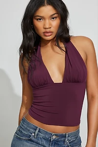 Pixie Plunge Halter Top
