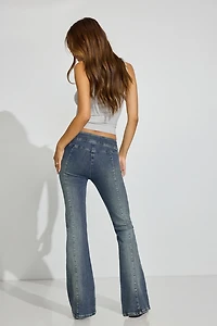 Low Rise Flare Jeans