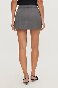 Josefine Pinstripe Mini Skort