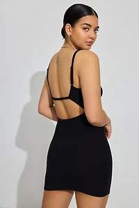Natalie Low Back Mini Dress