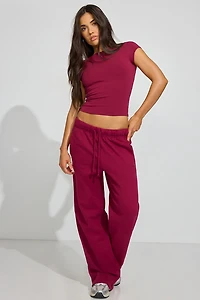 Haut à manches courtes