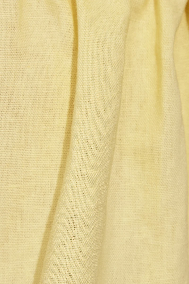 Linen Tie Back Halter Top