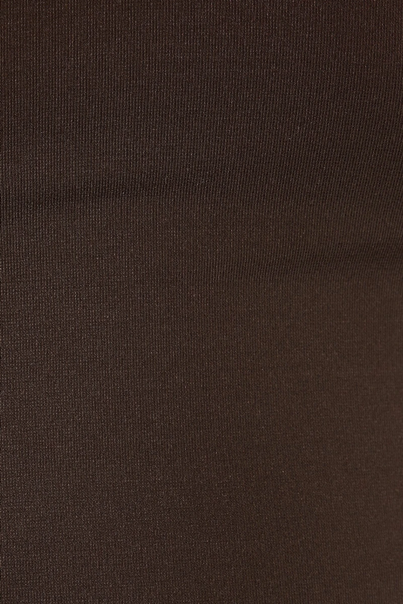 Plunge Neck Long Sleeve Top