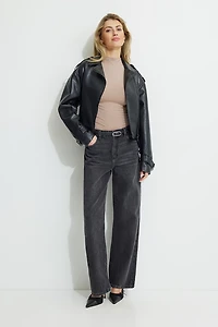 Camisole à col montant en jersey