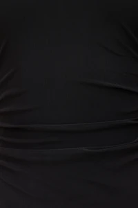 Sheer Mesh Halter Maxi Dress