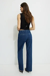 High Rise Wide Leg Trouser Jeans