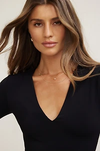 Sculpt Deep Plunge Bodysuit