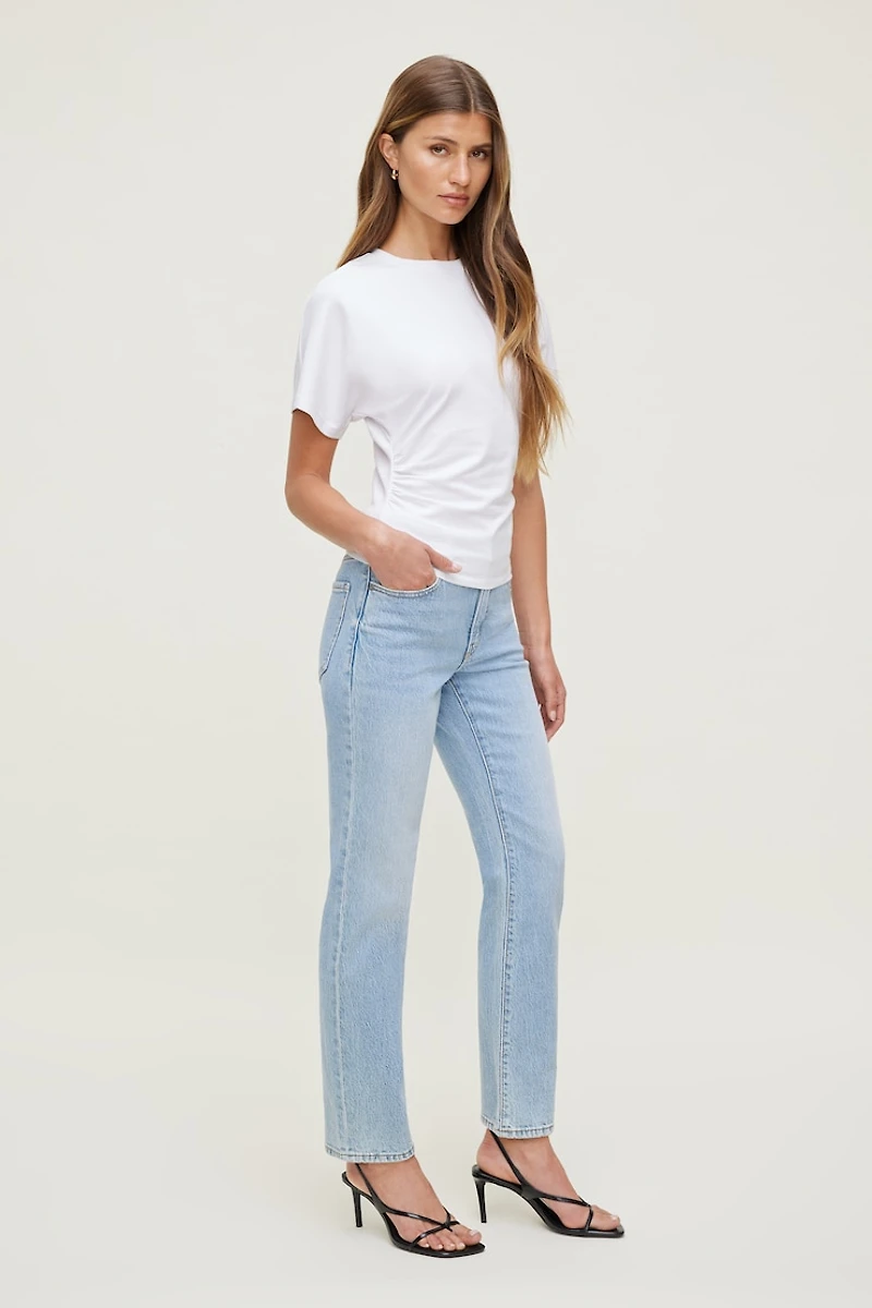 Frenchie High Rise Slim Leg Jeans