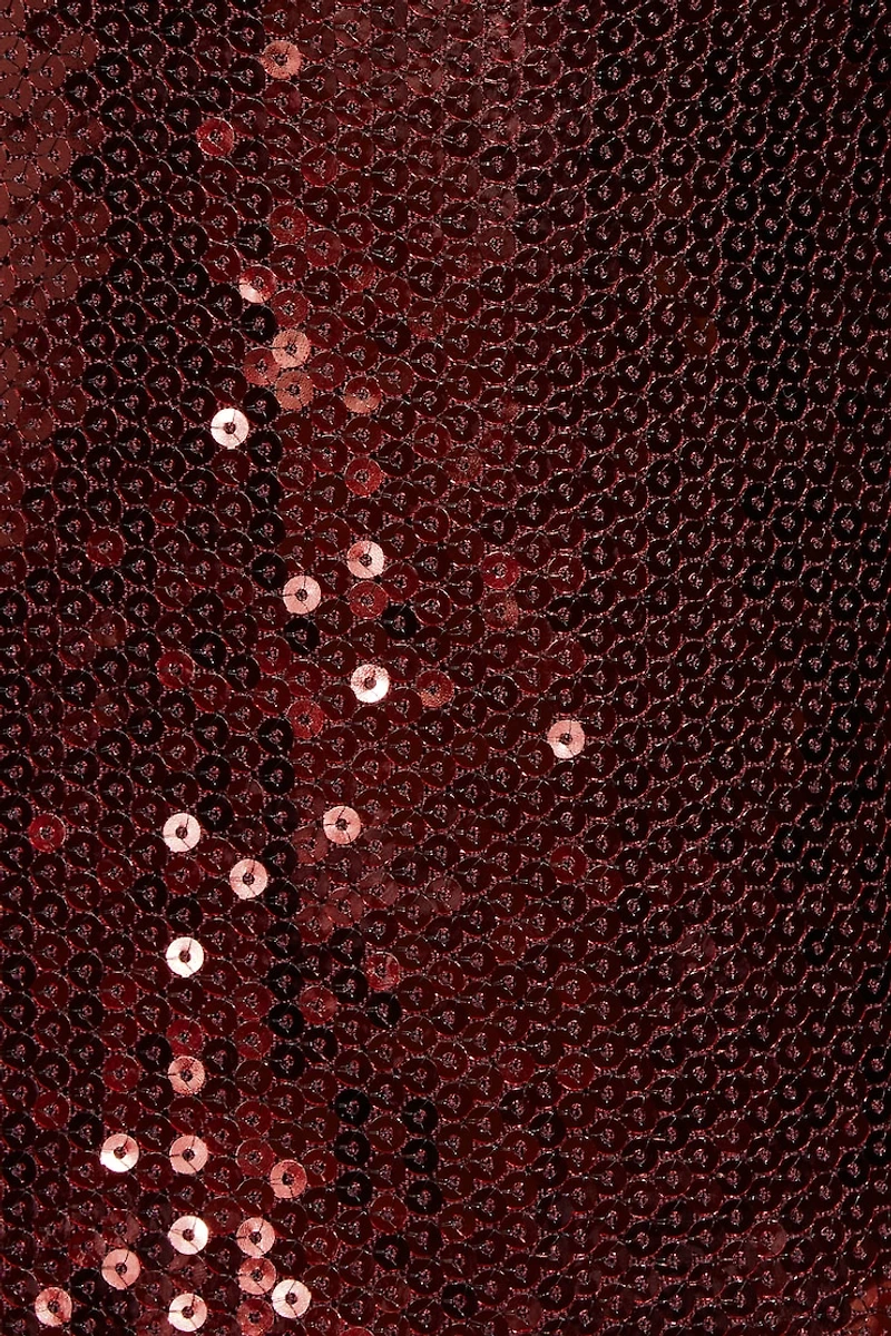 Haut licou style tablier en paillettes