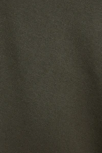 Wide Boat Neck Banded Tee