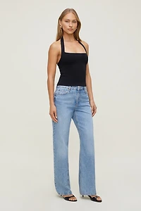 Square Neck Halter Sweater