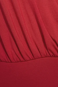 Smooth Surplice Halter Top