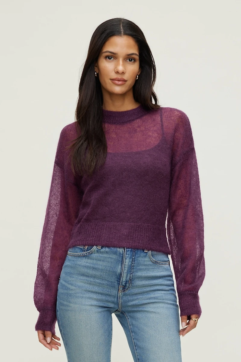 Premium Mohair Balloon Sleeve Sweater