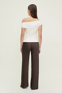 Sculpt Buckle Detail Top