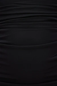 Robe maxi en maille à col licou Reia