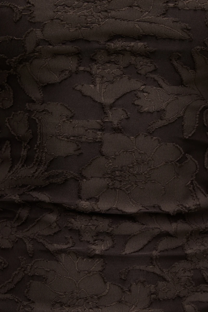 Haut en jacquard à manches longues Nola