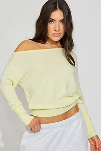Rae Asymmetric Fine Sweater