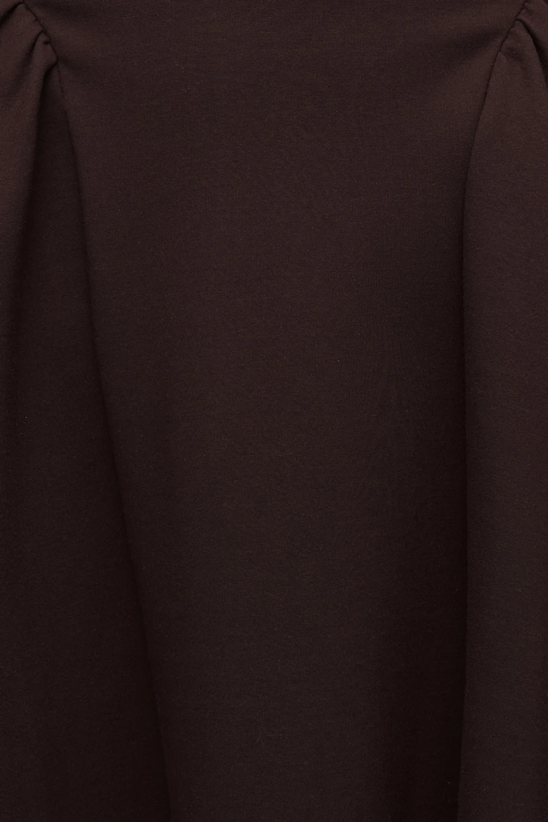 Robe maxi évasée en tricot point de Rome Iris