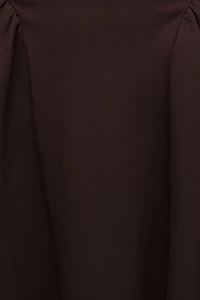 Robe maxi évasée en tricot point de Rome Iris