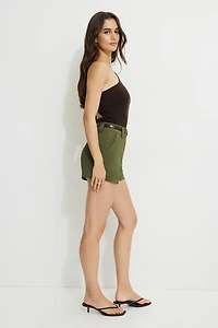 High Rise Tailored Shorts