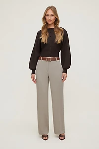 Pantalon fluide et épuré à jambe droite Camelia