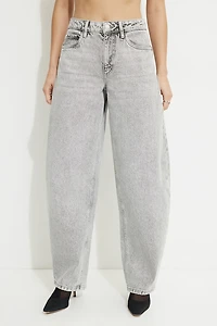 Jean décontracté à jambe courbée June