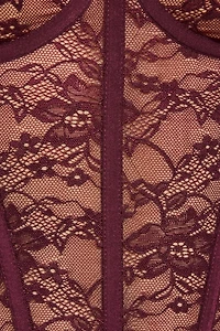 Haut bustier en dentelle Amaya