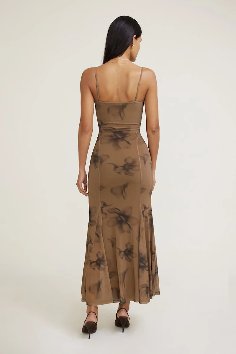 Monet Mesh Maxi Dress