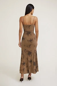 Monet Mesh Maxi Dress