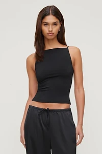 Sculpt Strappy Boat Neck Tank Top