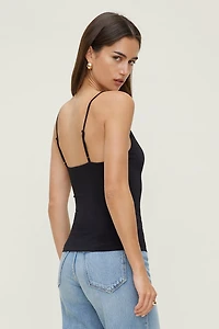 Sculpt Lace Trim Cami Top
