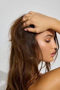 Ensemble de 7 bagues modernes