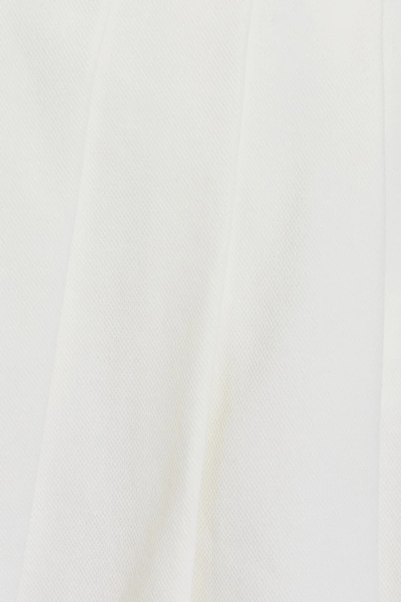 Pique Pleated Active Skort