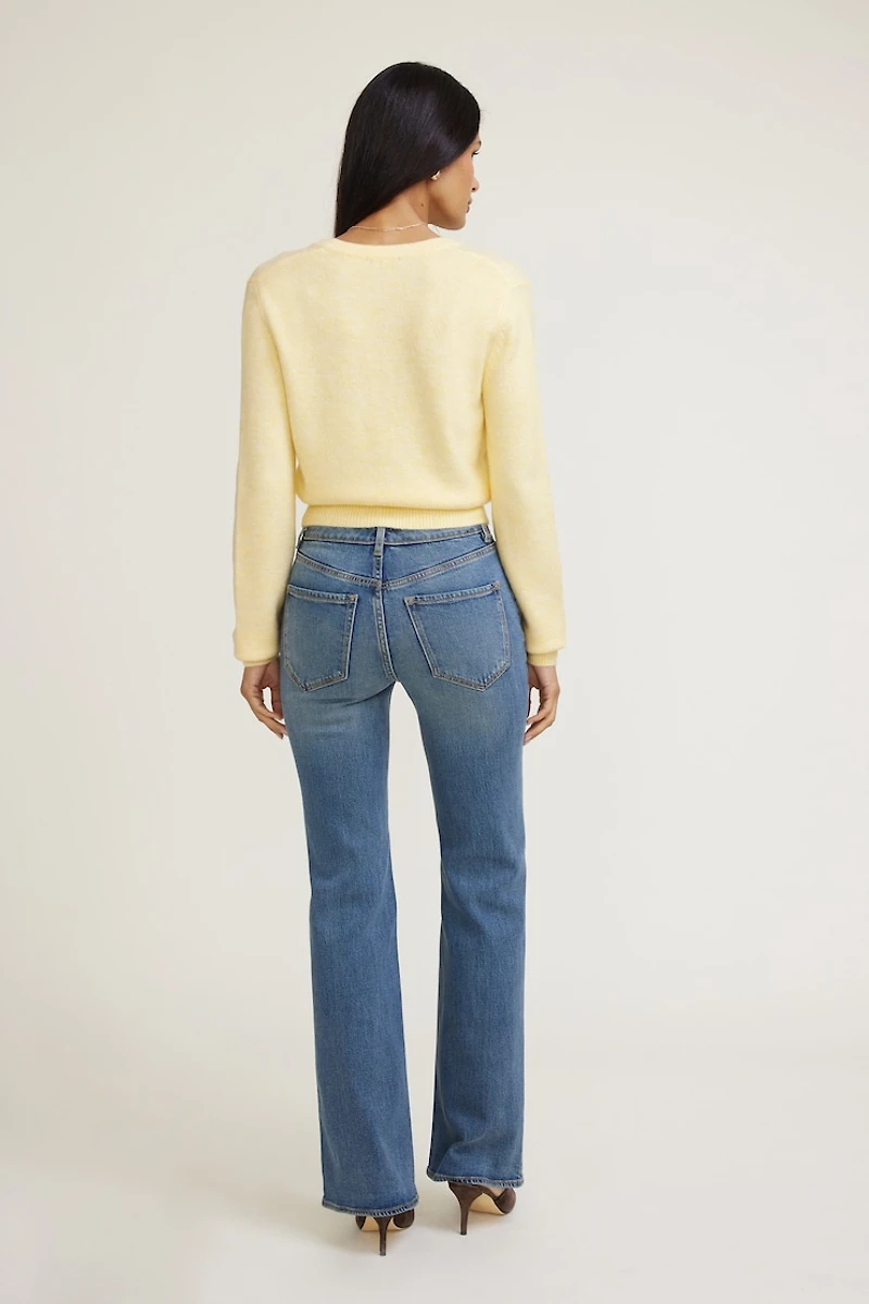 Cardigan à col rond Rebecca