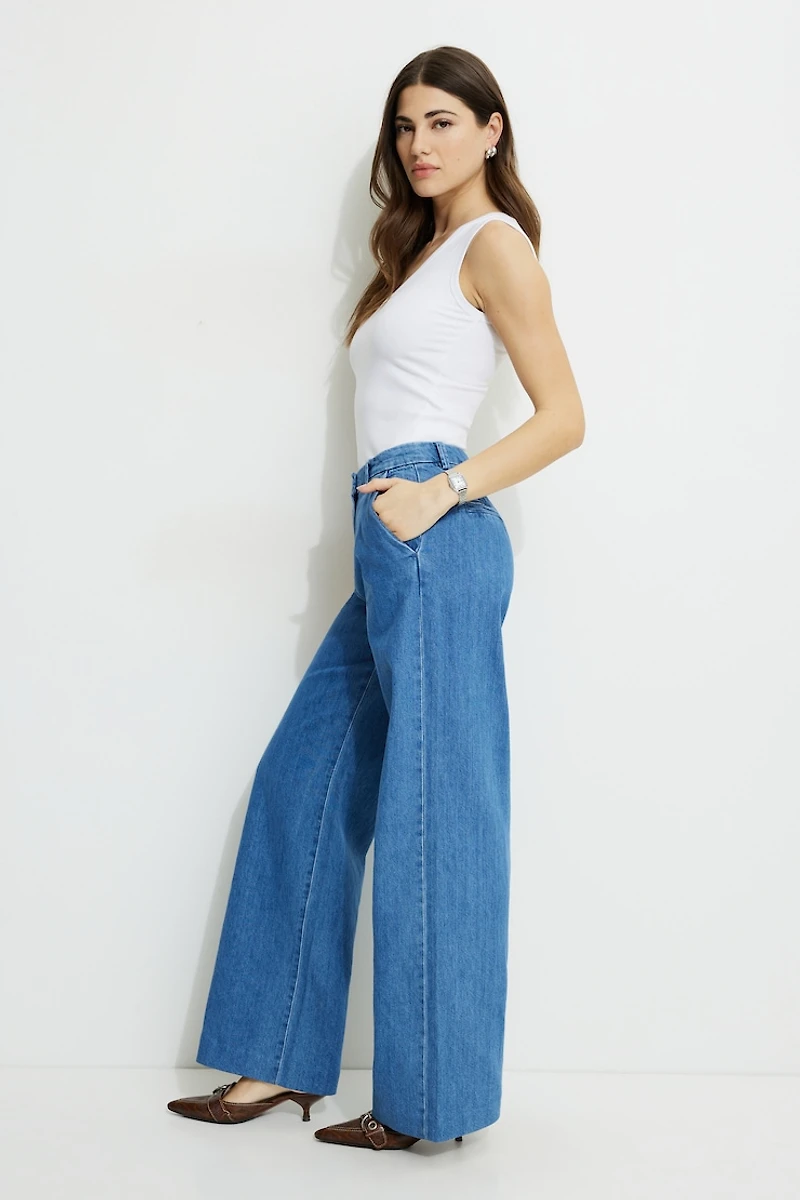 Wide Leg Trouser Jeans