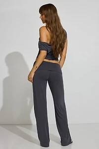 Foldover Flowy Pants