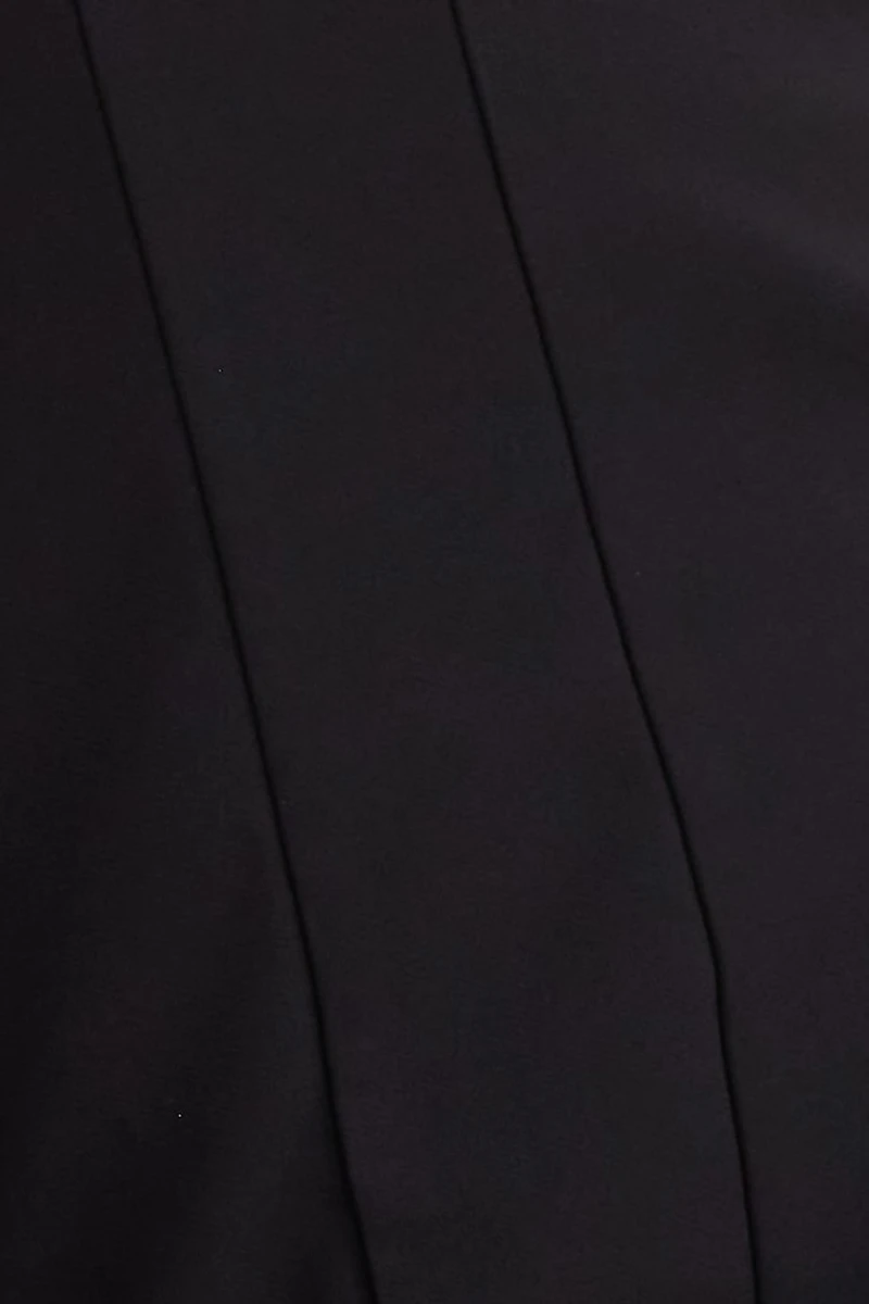 Draped Shoulder Mini Dress