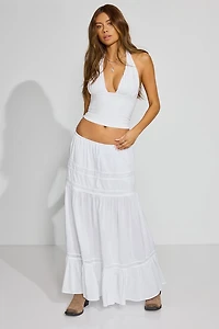 Iris Maxi Peasant Skirt