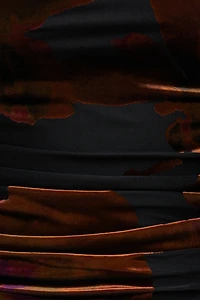 Haut à manches cap et effet usé