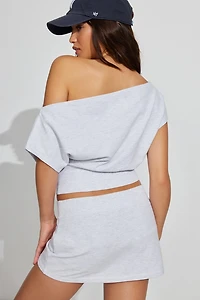 StretchTerry Off Shoulder Top