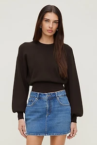 Chandail à manches bouffantes