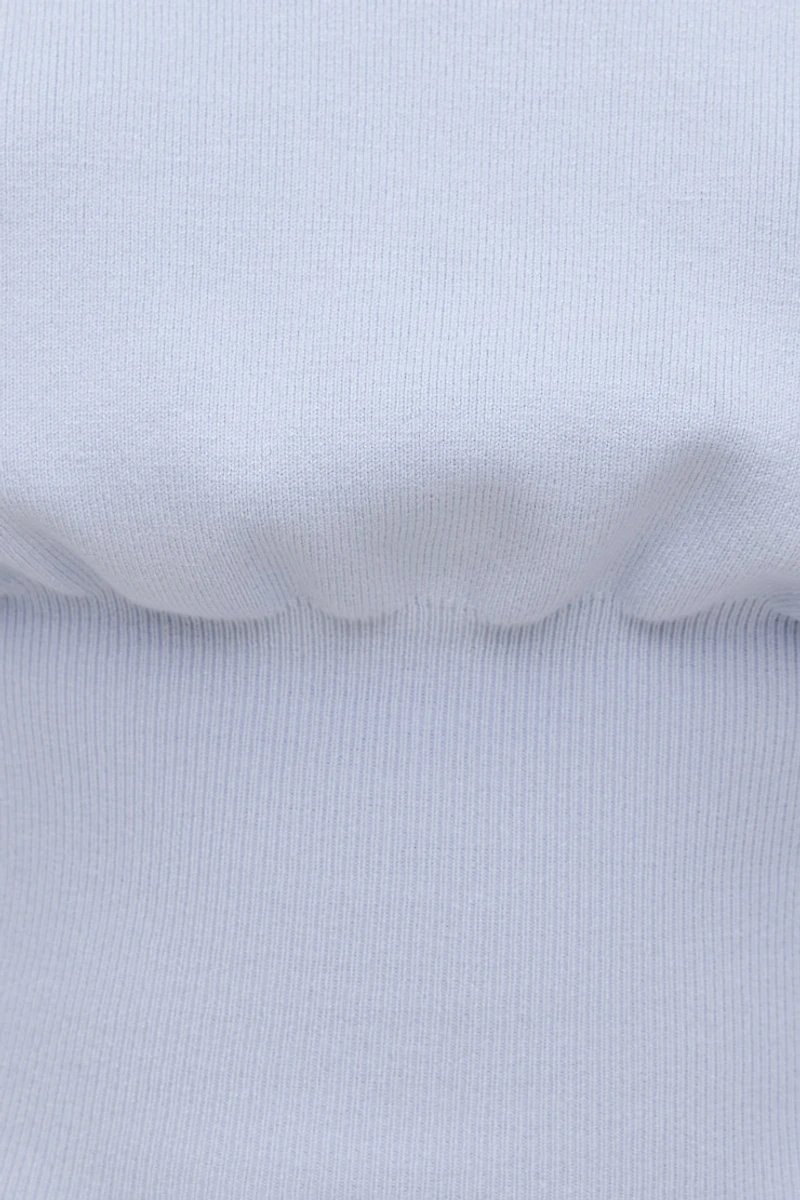 Cinched Boat Neck Sweater