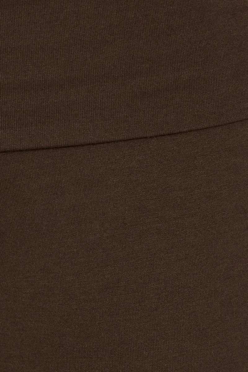 StretchTerry Foldover Pants